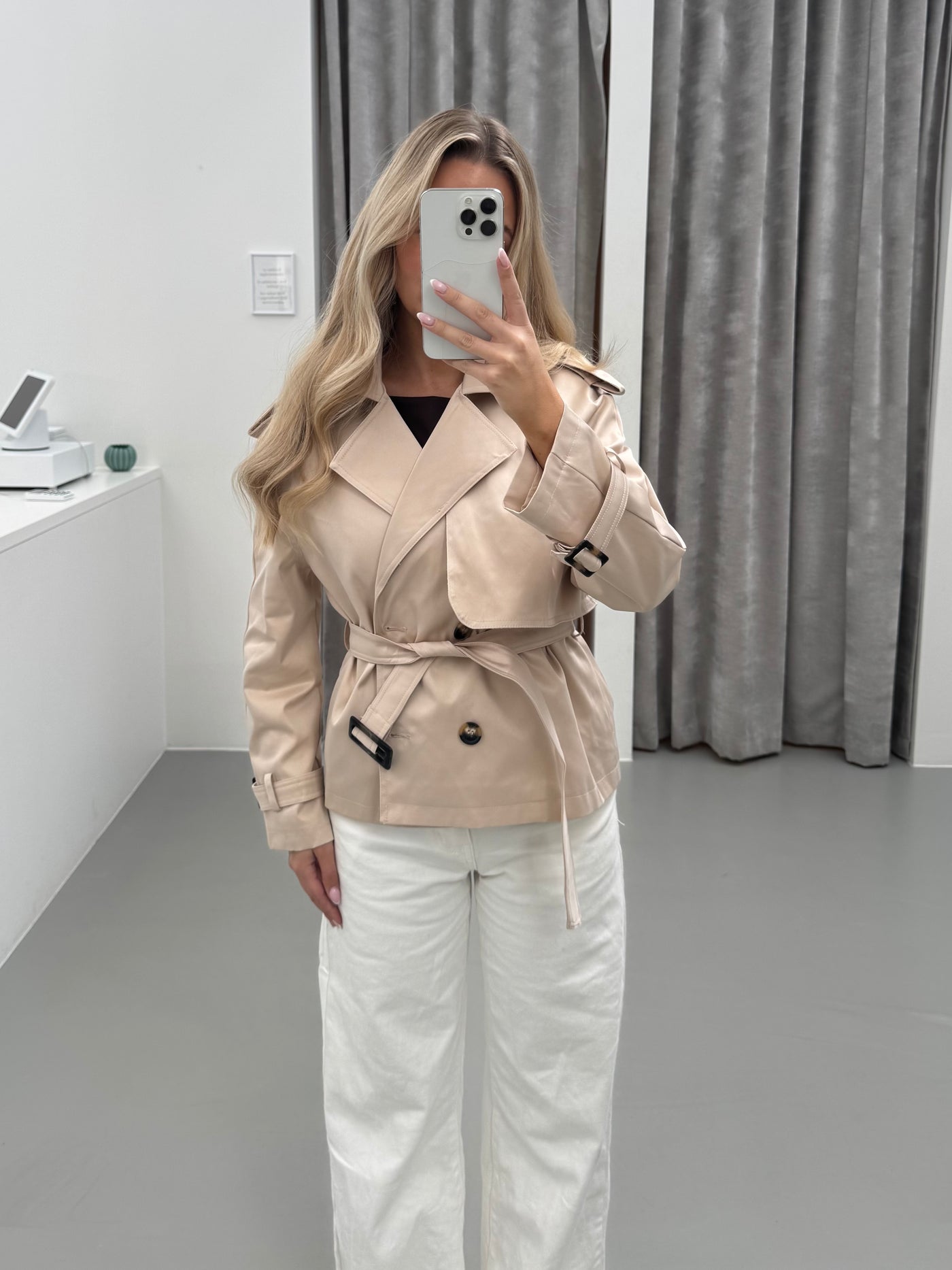 Valentina trenchcoat beige