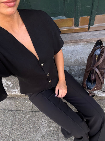 Hannah bluse sort
