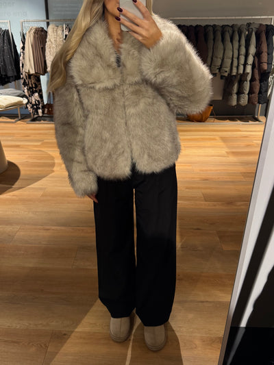 Flavia faux fur creme