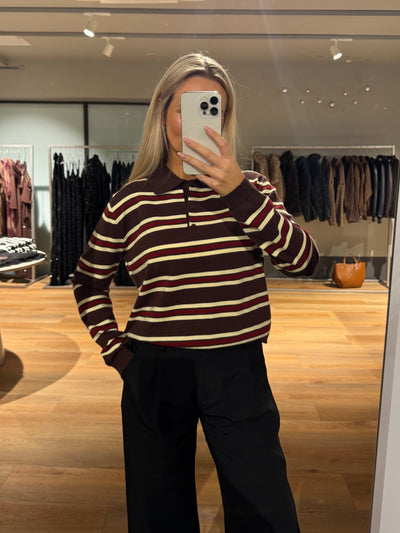 Asta bluse mørkebrun