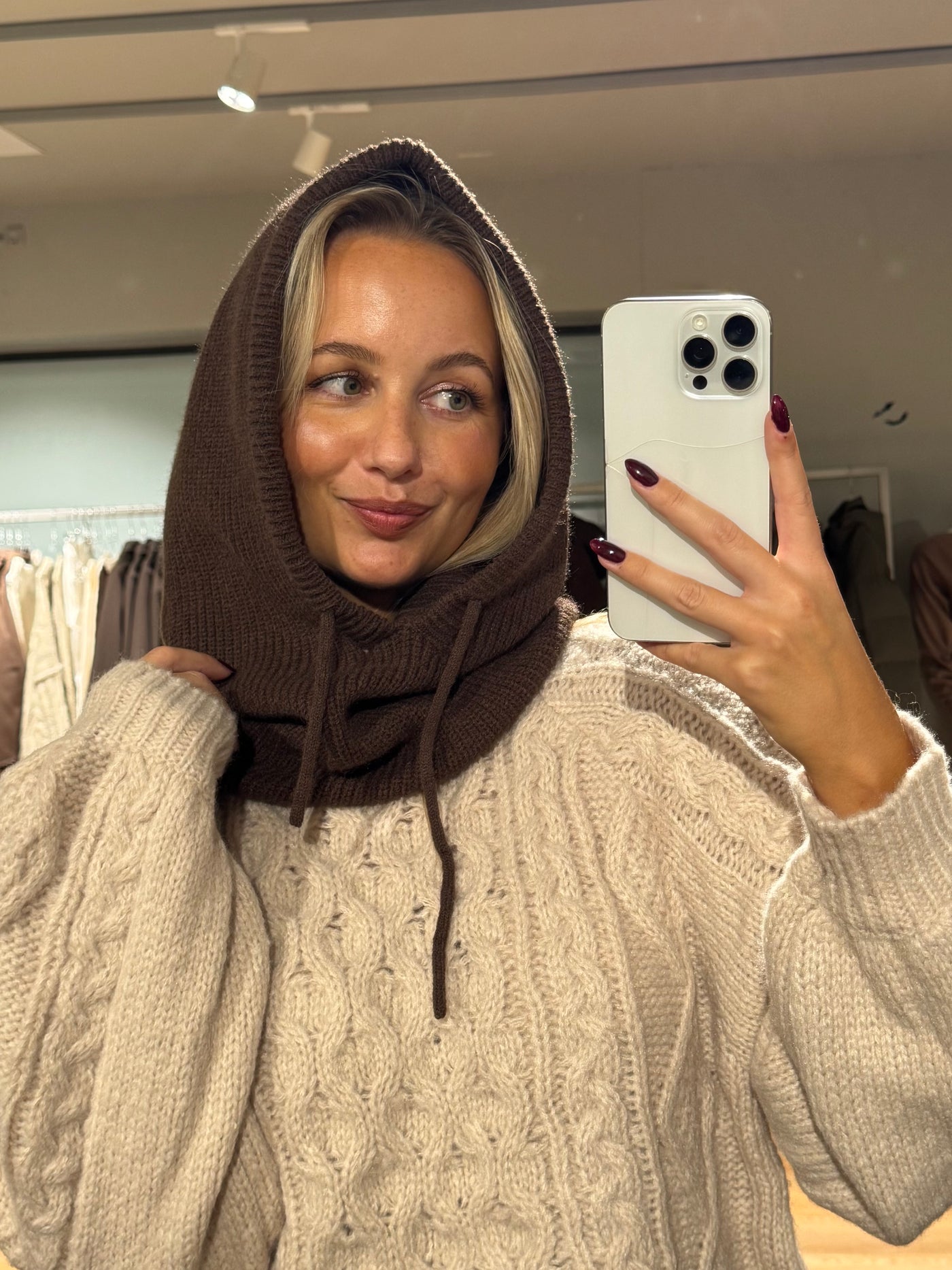 Isabelle balaclava brun