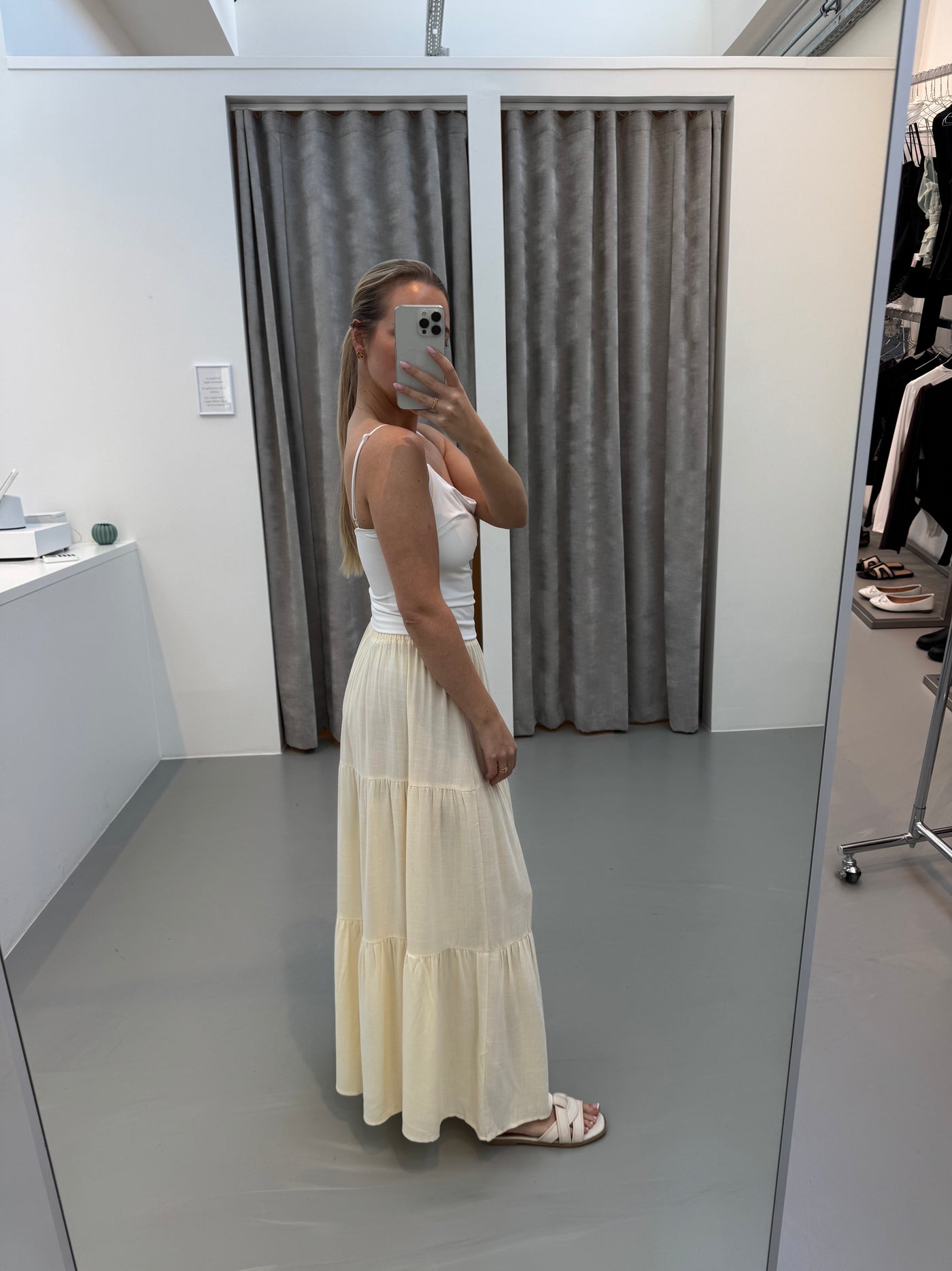 Hannah nederdel creme