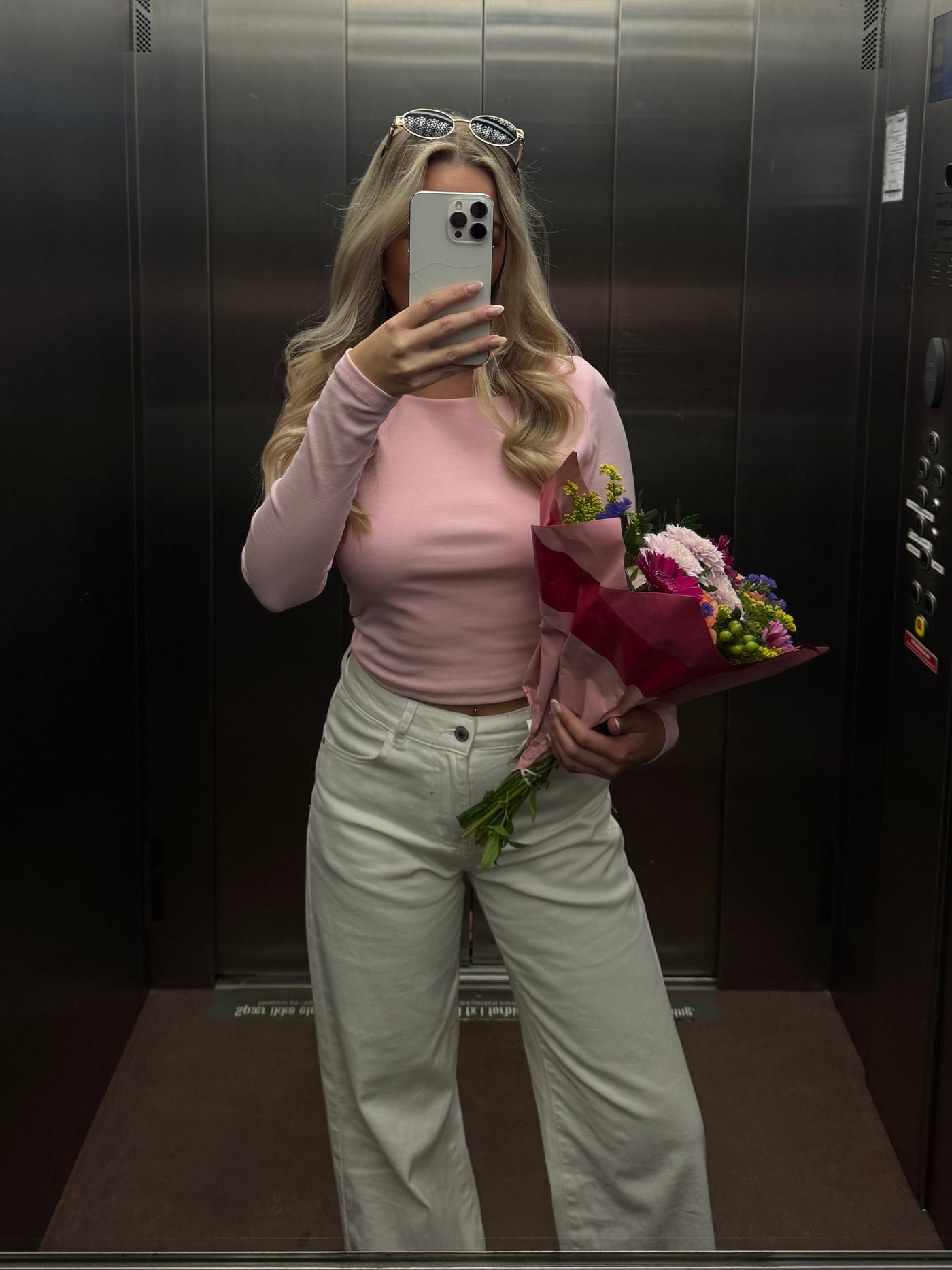 Liv bluse lyserød