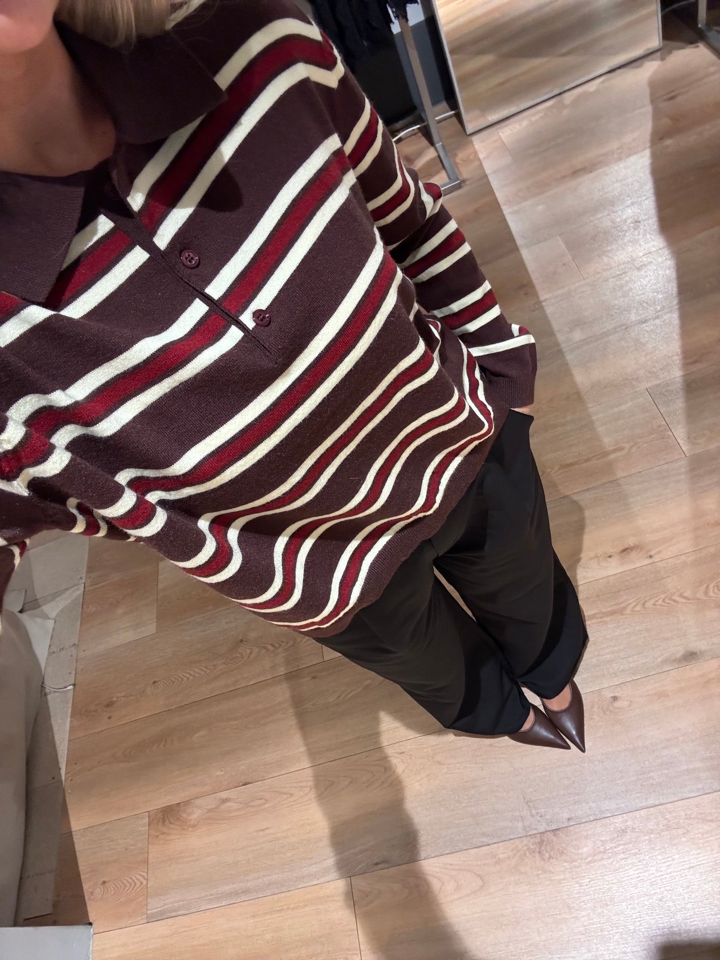 Asta bluse mørkebrun