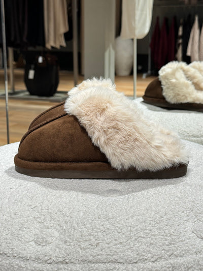 Alina hjemmesko mørkebrun