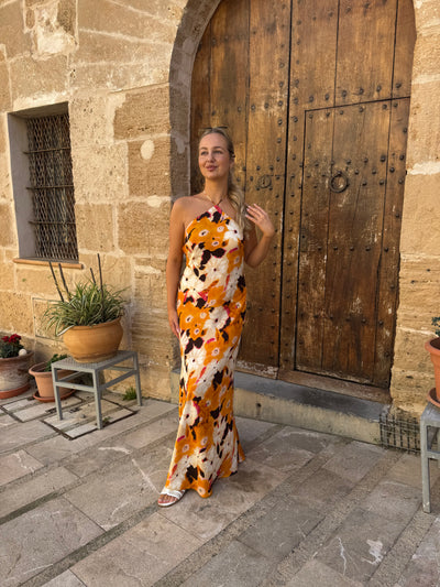 Gry kjole orange