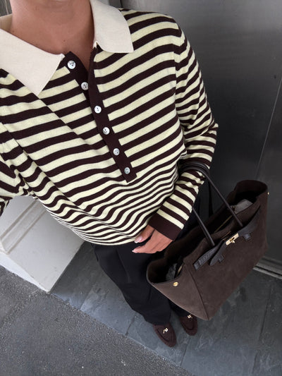 Julia bluse stribet