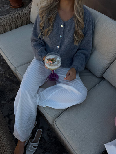 Victoria cardigan lysegrå