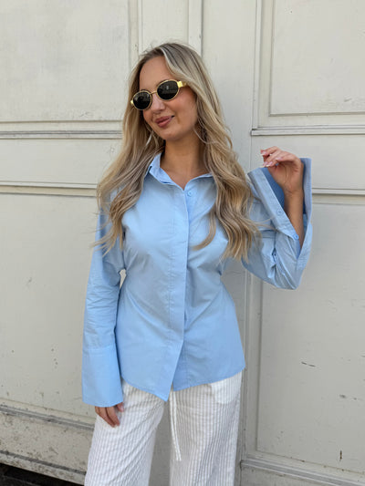 Elina skjorte lyseblå