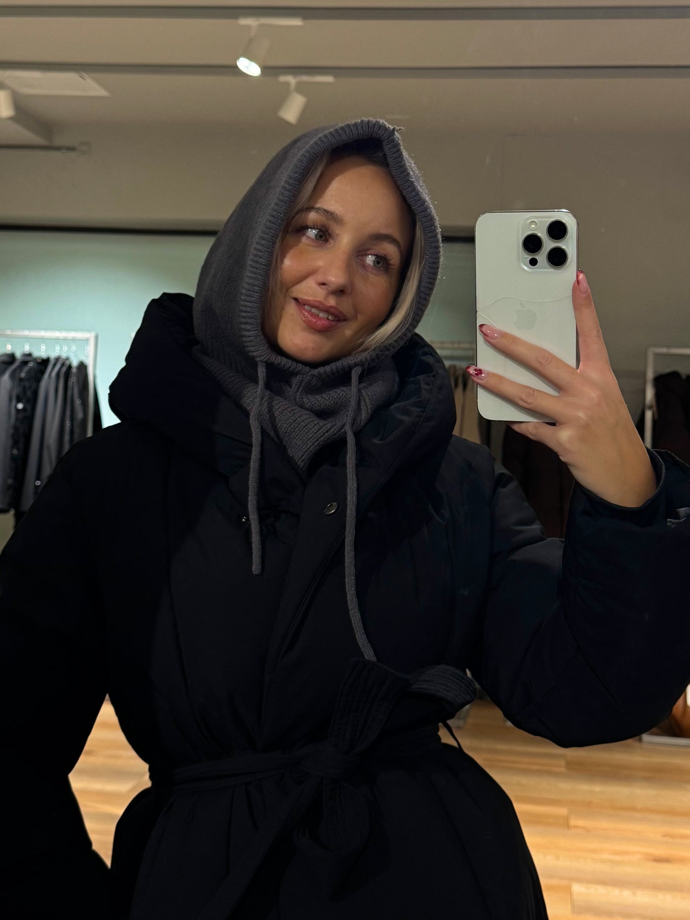 Isabelle balaclava grå