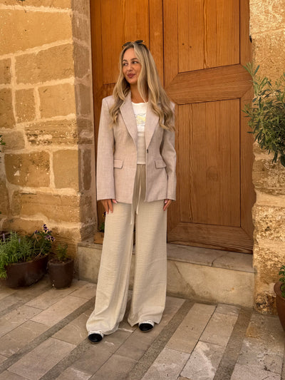Ida blazer lysebrun