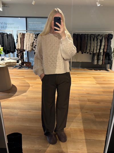 Marie bukser mørkebrun tall