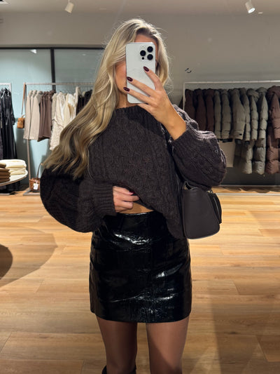 Malene nederdel sort