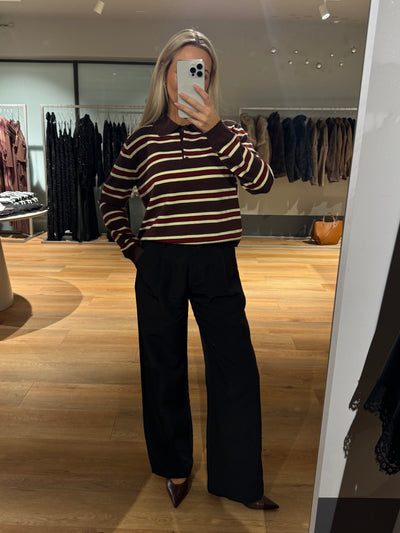 Asta bluse mørkebrun