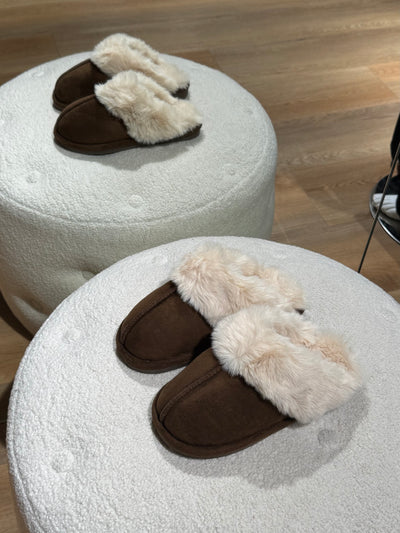 Alina hjemmesko mørkebrun