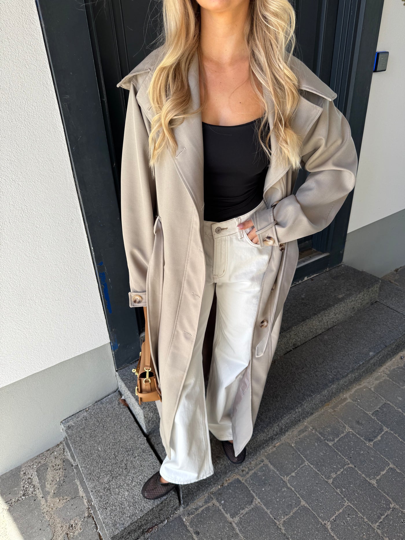 Celine trenchcoat lysebrun