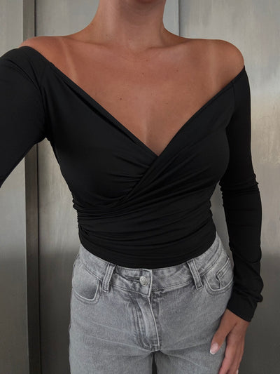 Sienna bluse sort