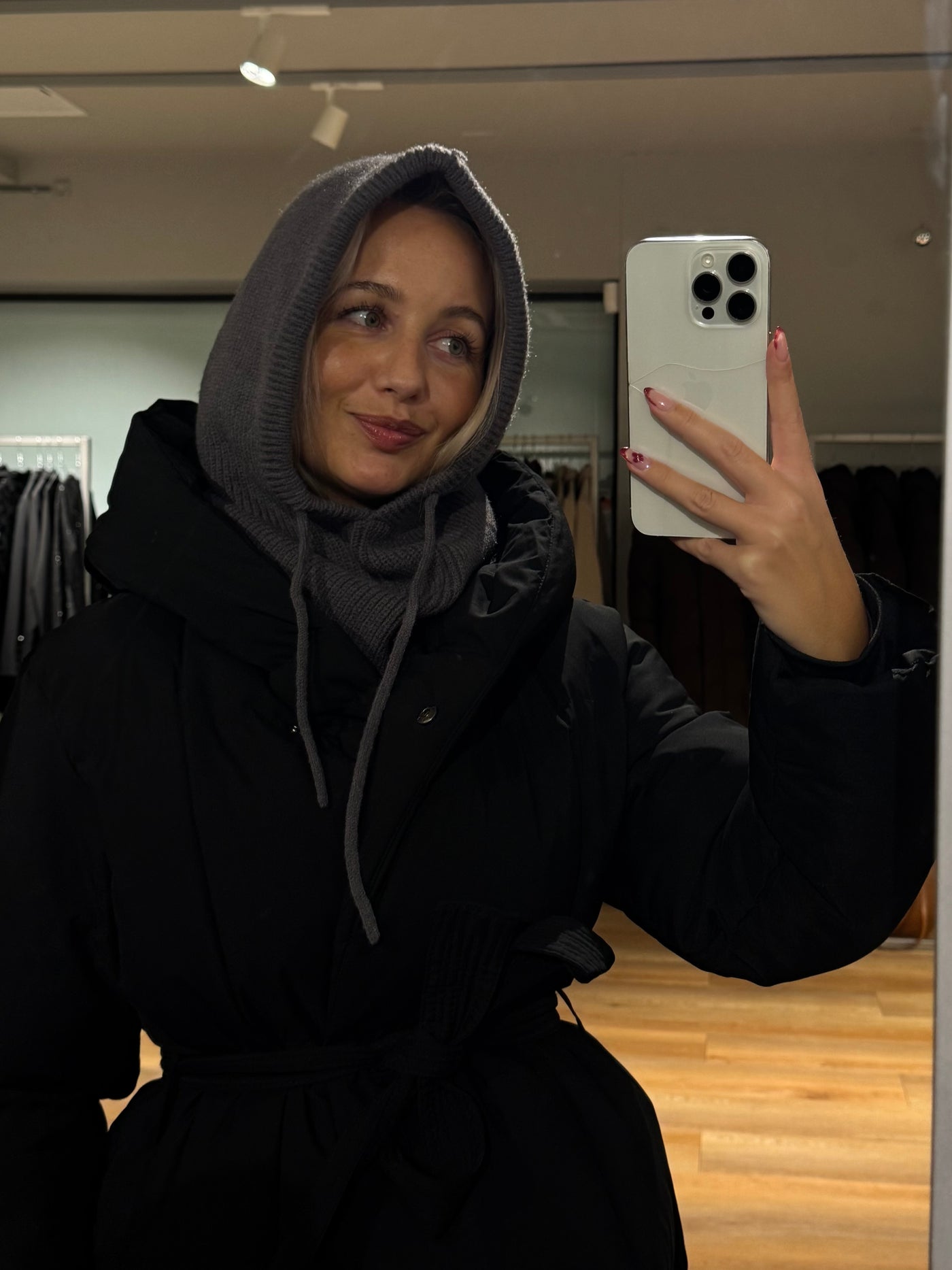 Isabelle balaclava grå