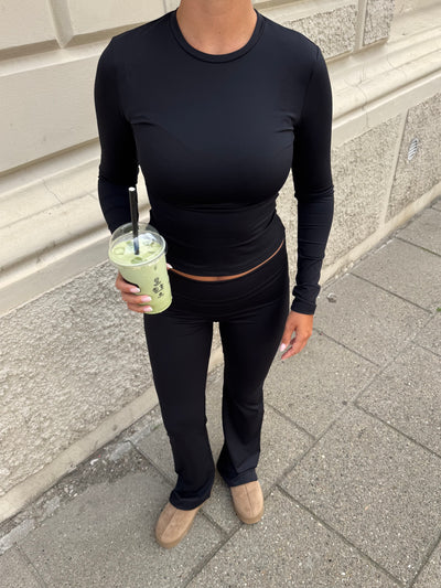Line leggings sort