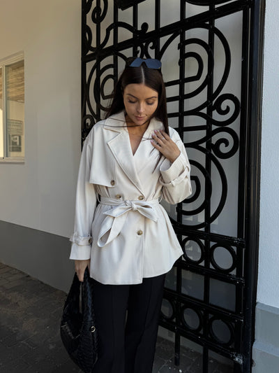 Emily trenchcoat creme