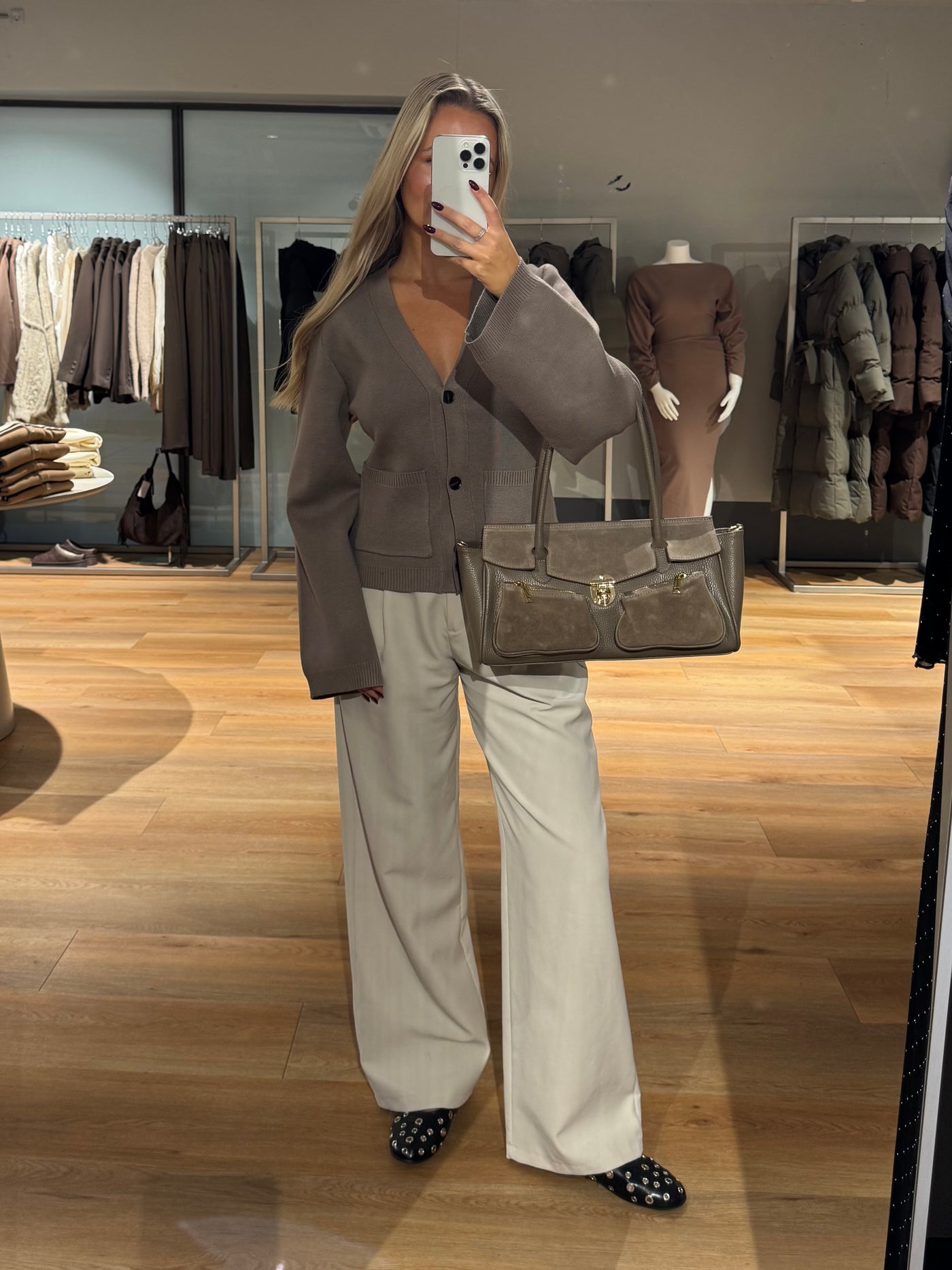 Jennifer cardigan brun FORUDBESTILLING
