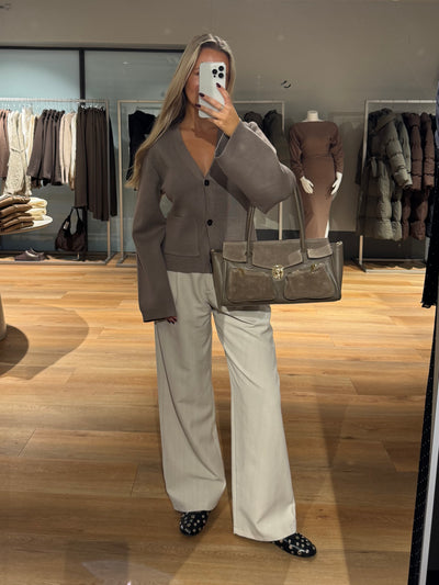 Jennifer cardigan brun FORUDBESTILLING