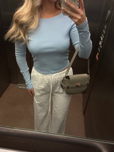 Liv bluse pastelblå