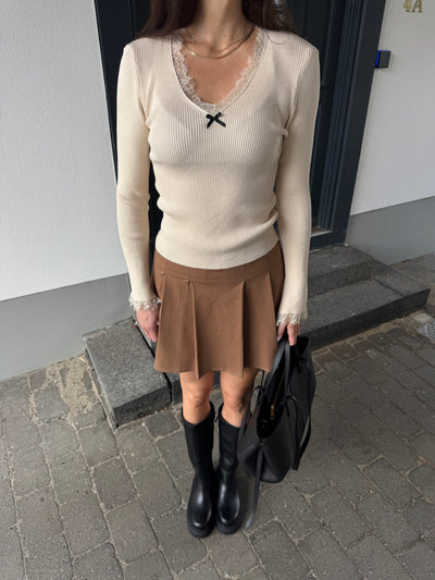 Natalie bluse beige