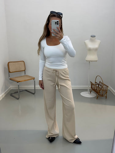 Emma bukser beige