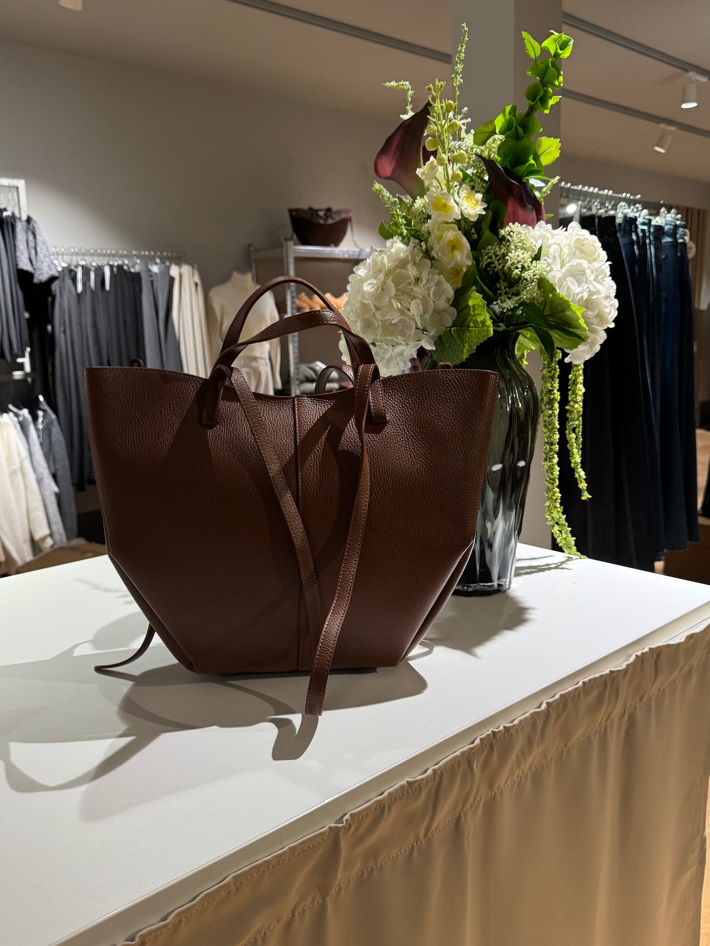 Luciana taske kastanje brun