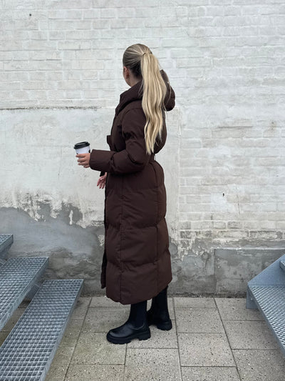 Naja jakke mørkebrun