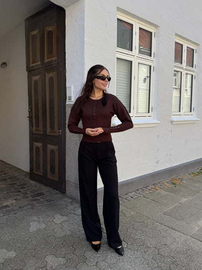 Sabrina cardigan mørkebrun