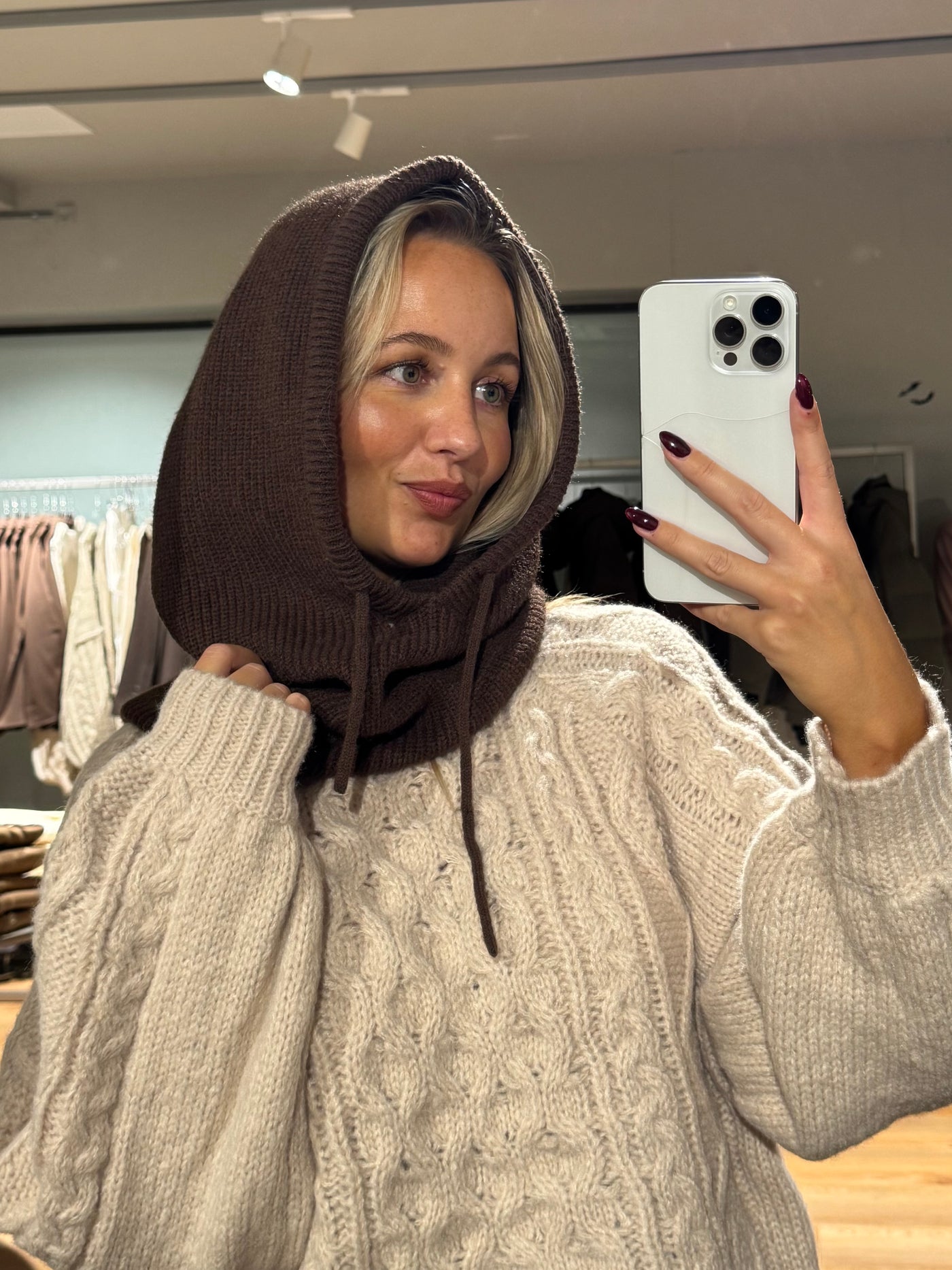 Isabelle balaclava brun