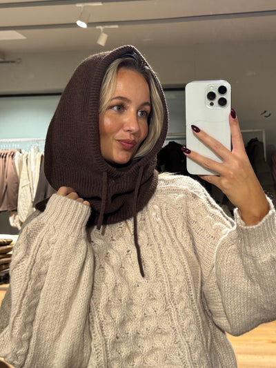 Isabelle balaclava brun