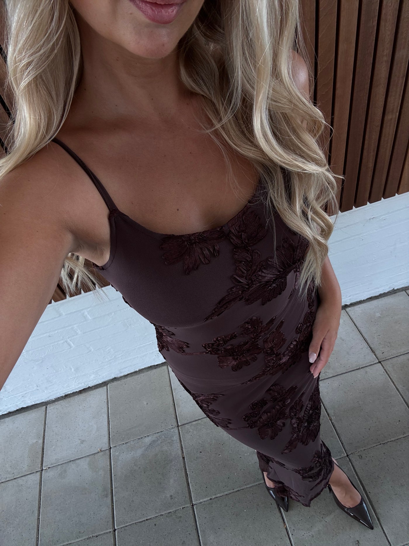 Naomi kjole mørkebrun