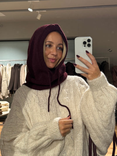 Isabelle balaclava bordeaux