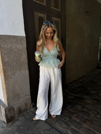 Bella top pastelgrøn