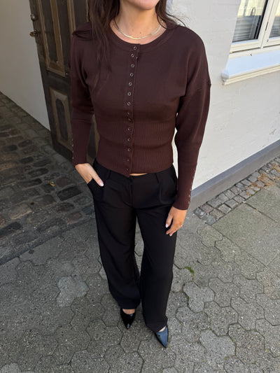 Sabrina cardigan mørkebrun
