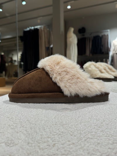 Alina hjemmesko mørkebrun