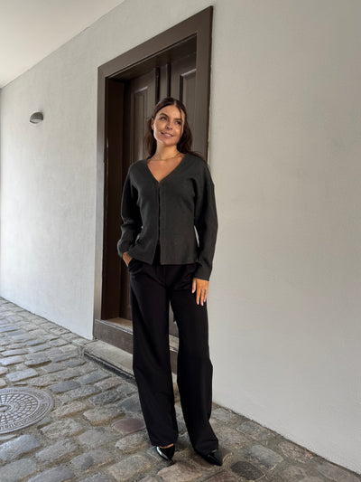 Mikela bluse mørkegrå