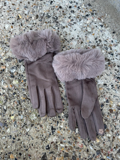 Amelie handsker brun