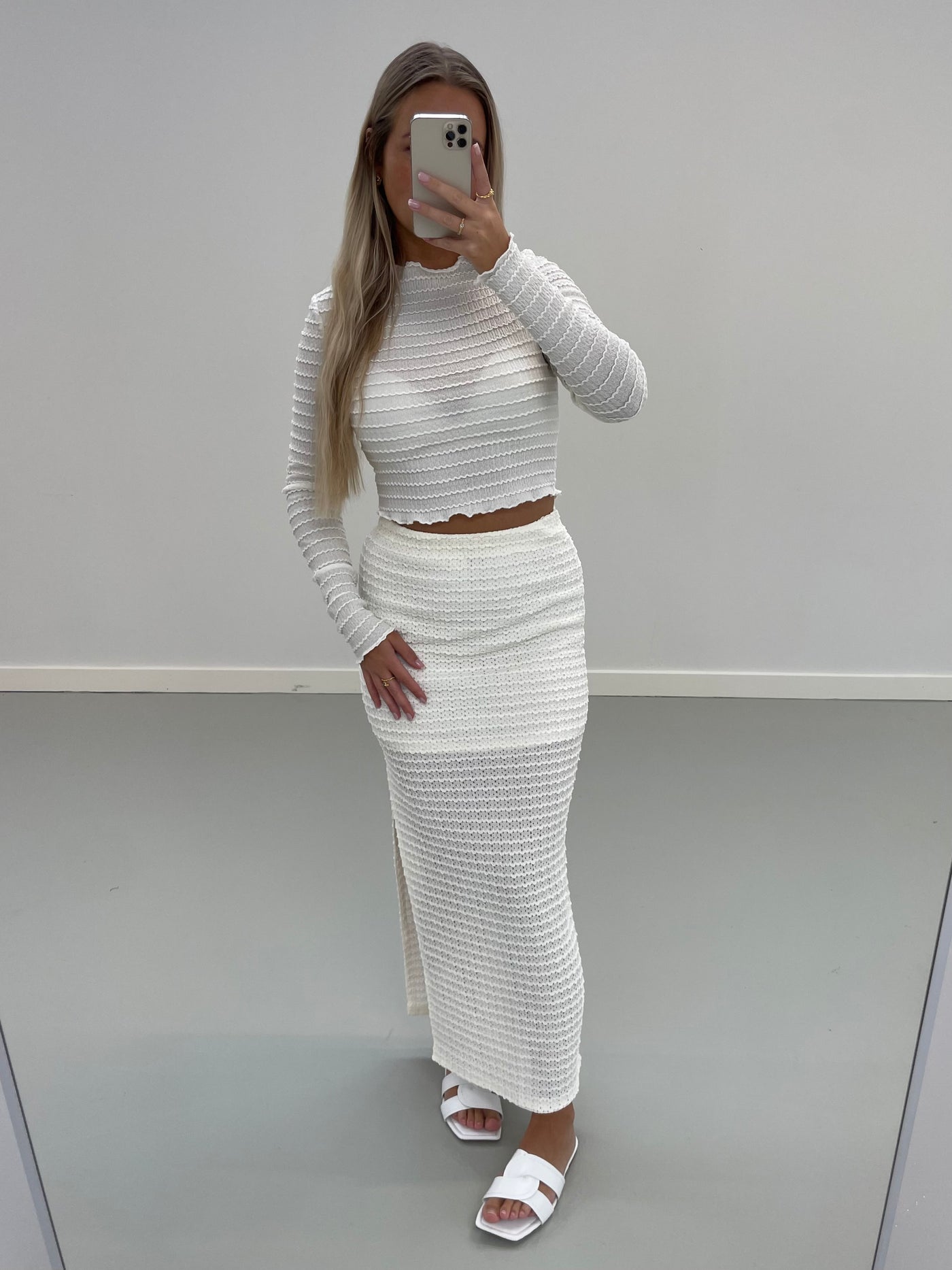 Olivia nederdel hvid