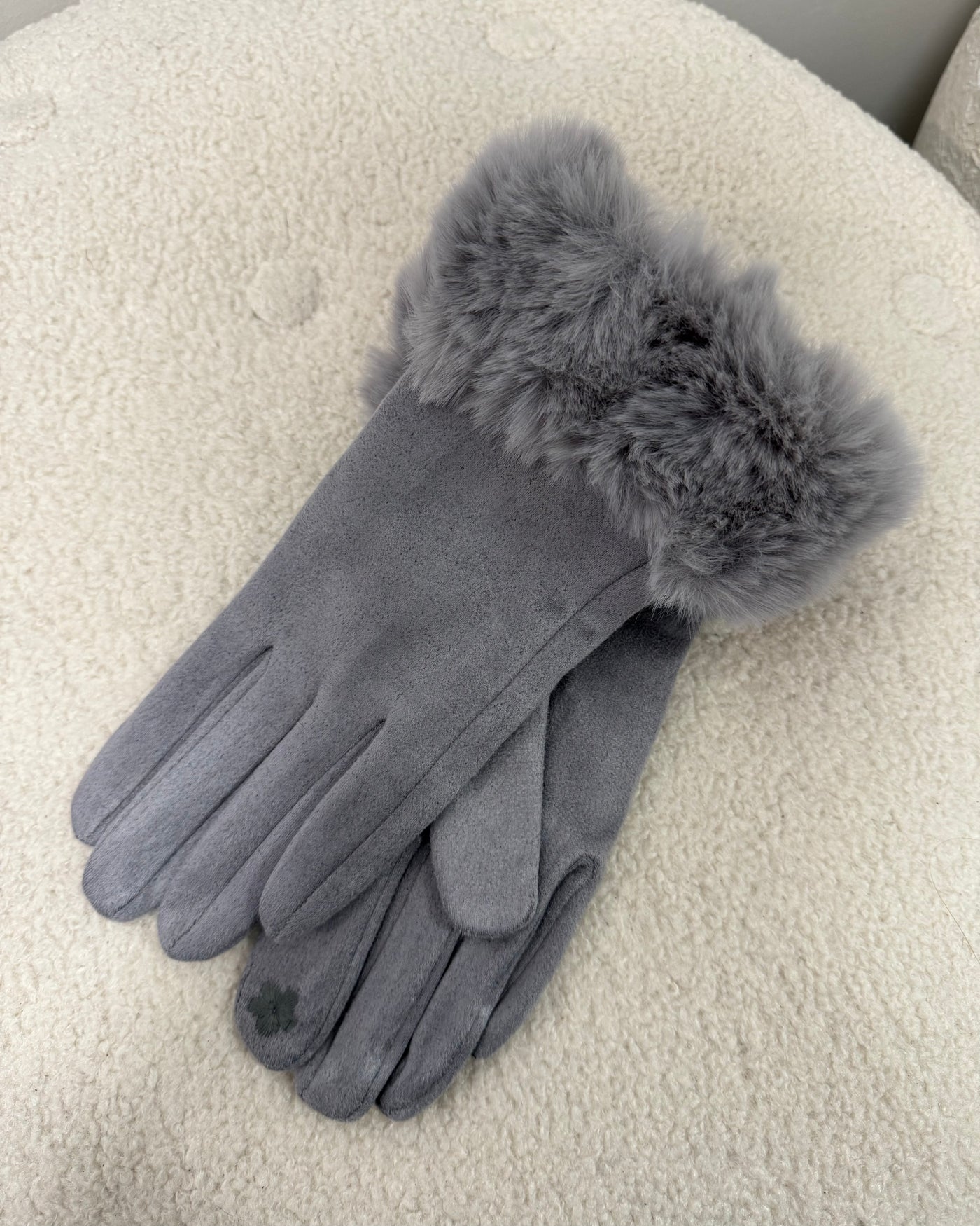 Joanna handsker grå