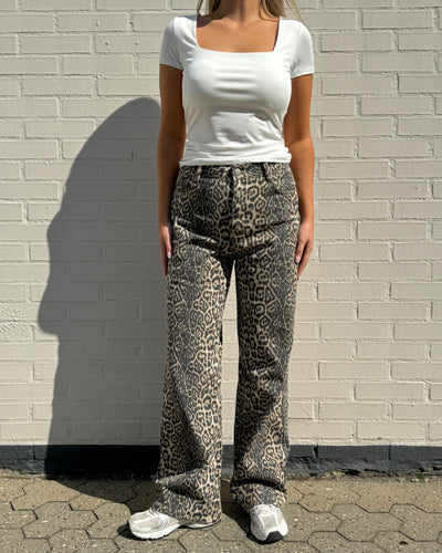 Nathalie leopard jeans