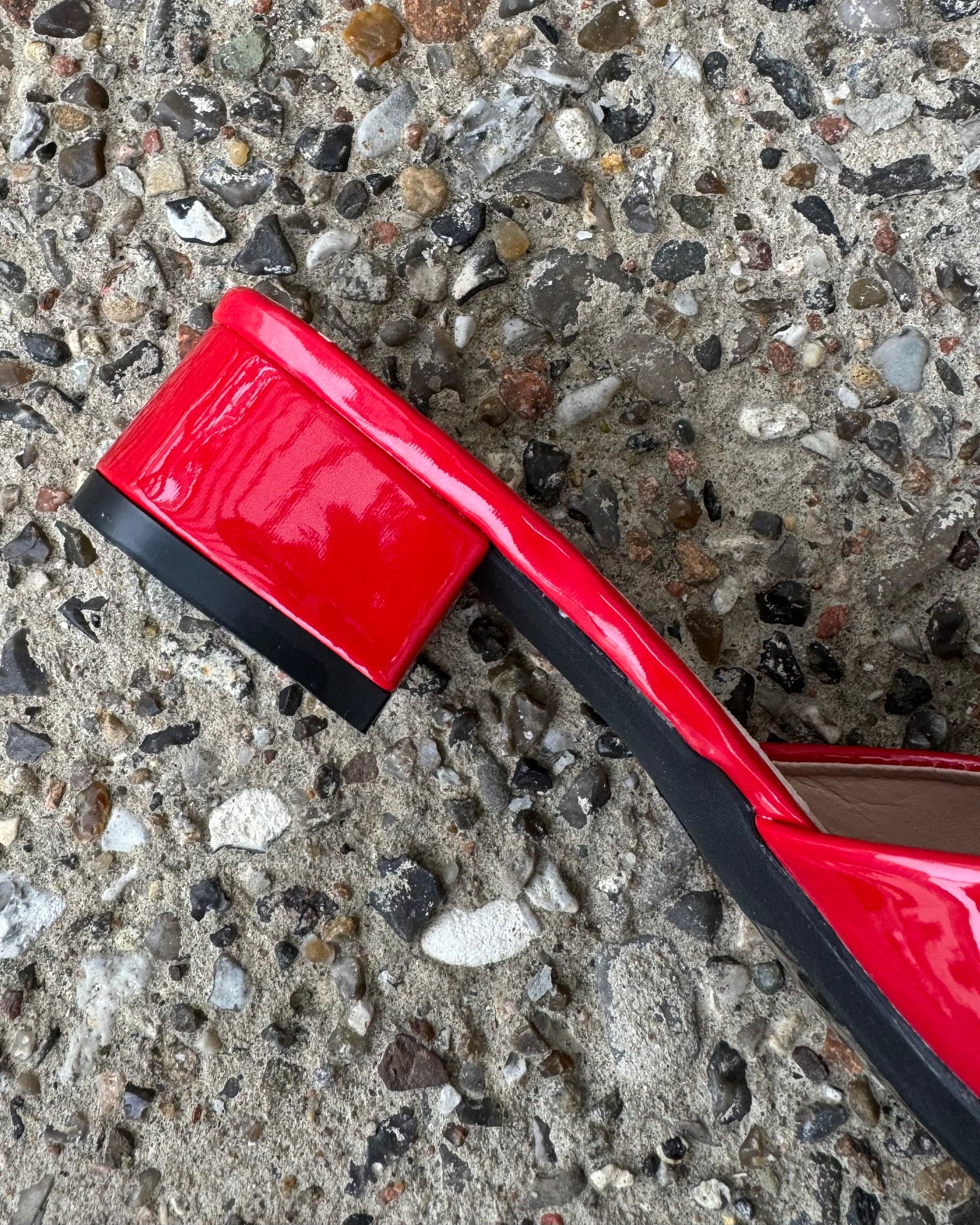 Sophia højhælede sandaler rød