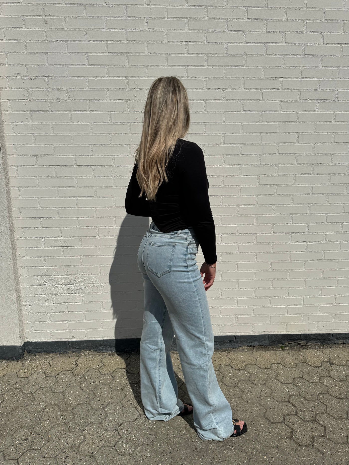Karoline jeans lyseblå tall