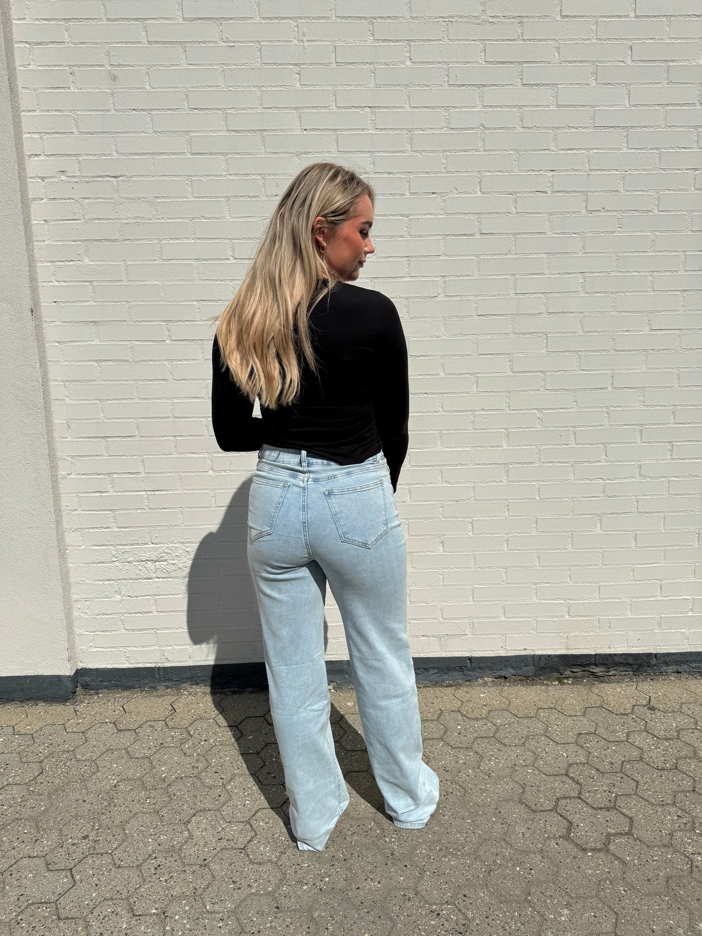 Karoline jeans lyseblå tall