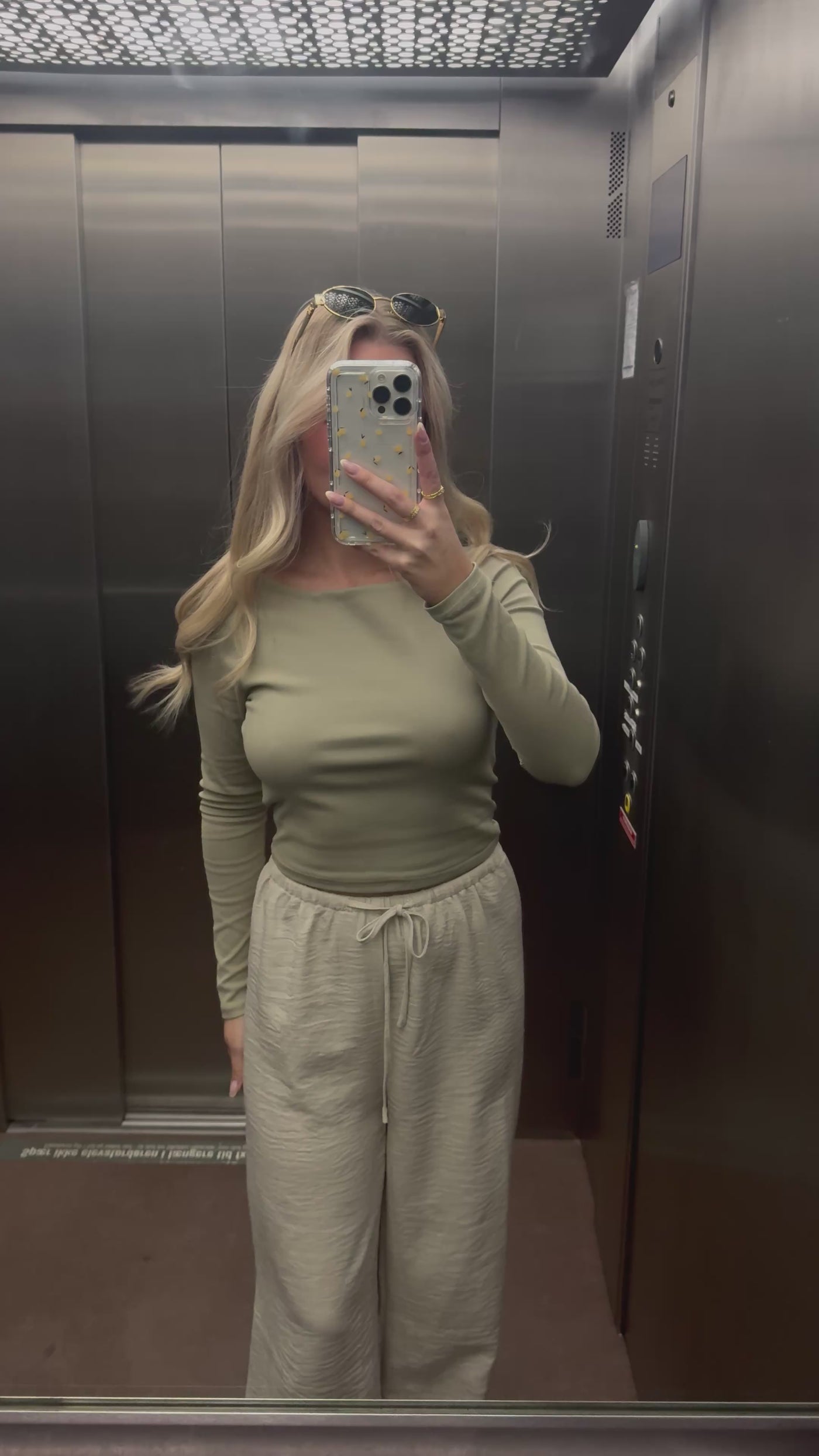 Liv bluse olivengrøn