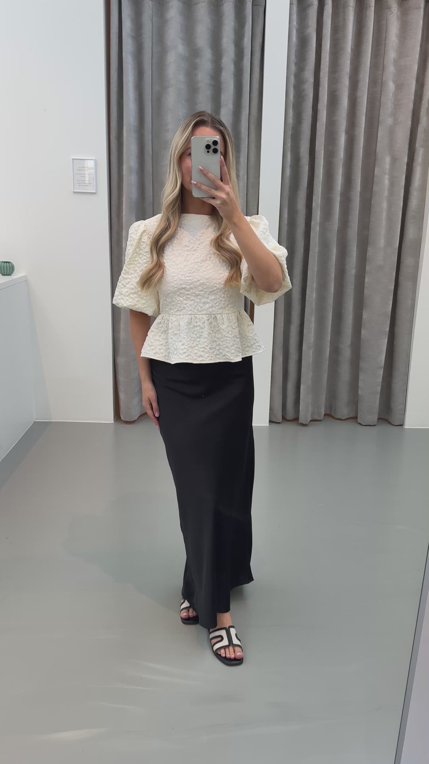 Elena top creme