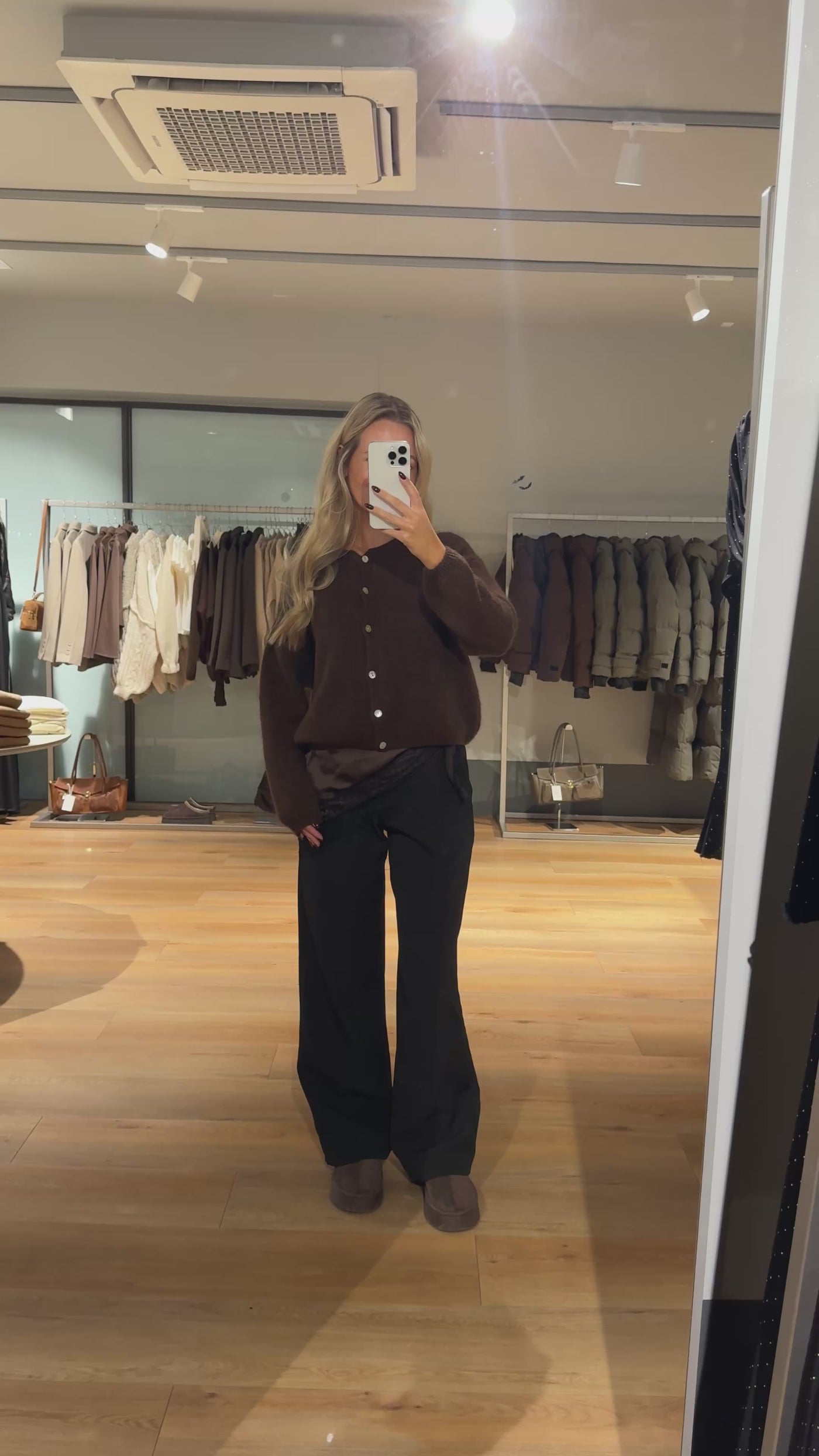 Victoria cardigan mørkebrun